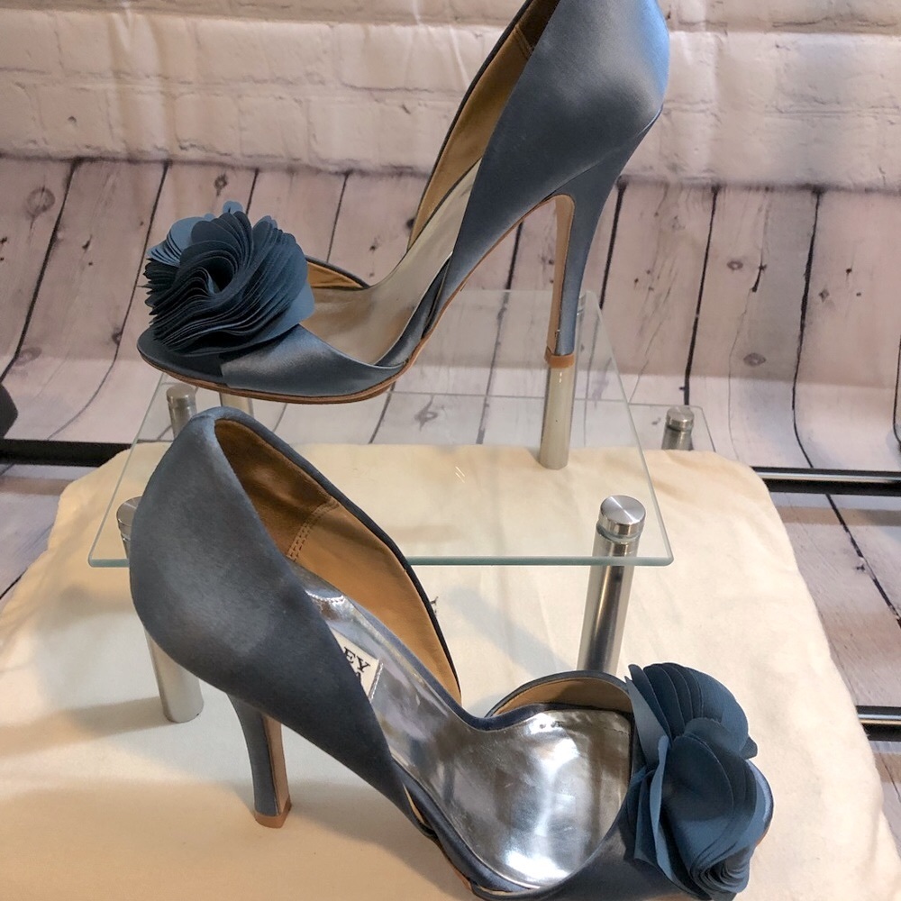 Badgley Mischa Blue Randall D’Orsay Pump, Size 8- see pictures for details